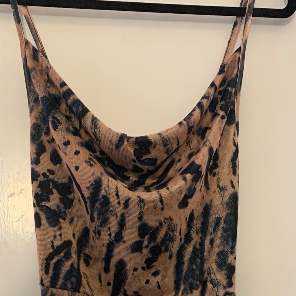 Pretty little thing mesh tie dye dress